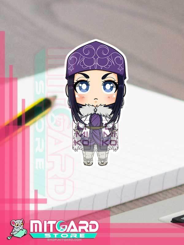 GOLDEN KAMUY Asirpa Sticker vinil adhesive anime by Limiko’s Art - 1